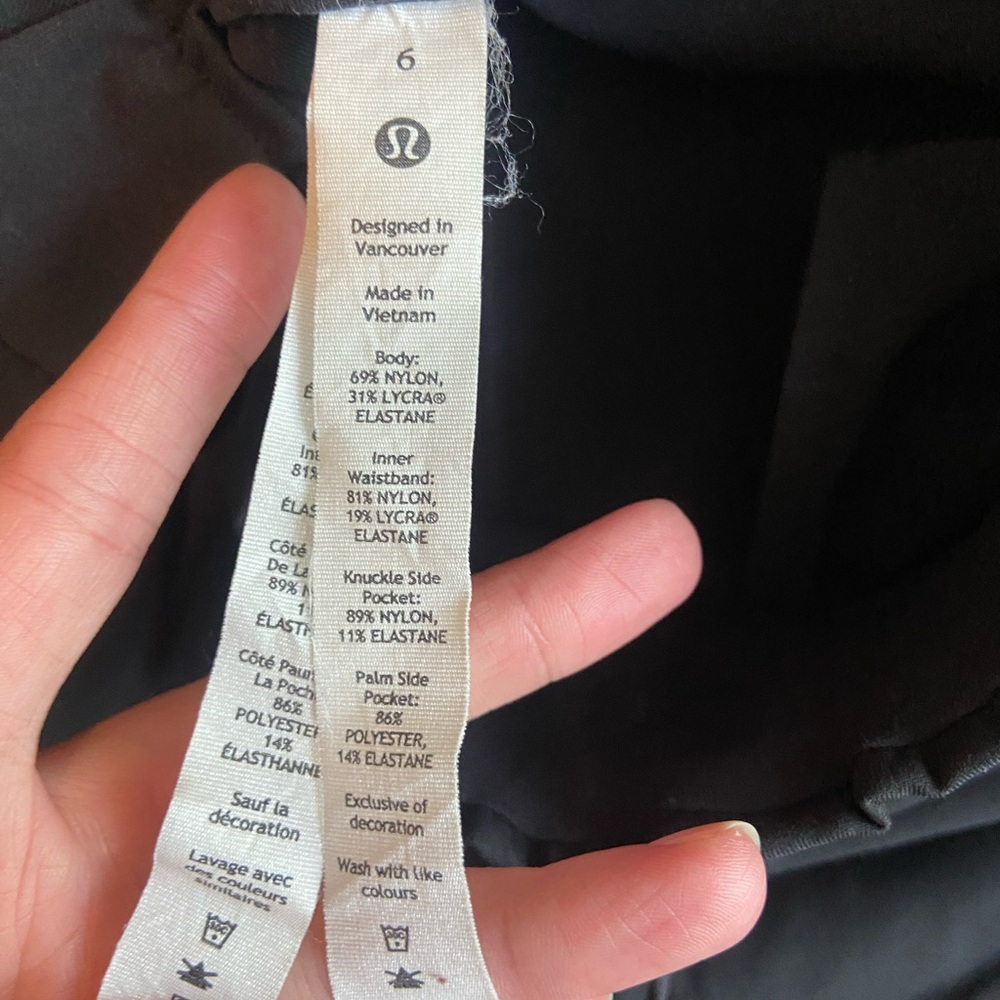Lululemon Keep Moving Joggers 7/8 high rise BLACK - Picture 3 of 3